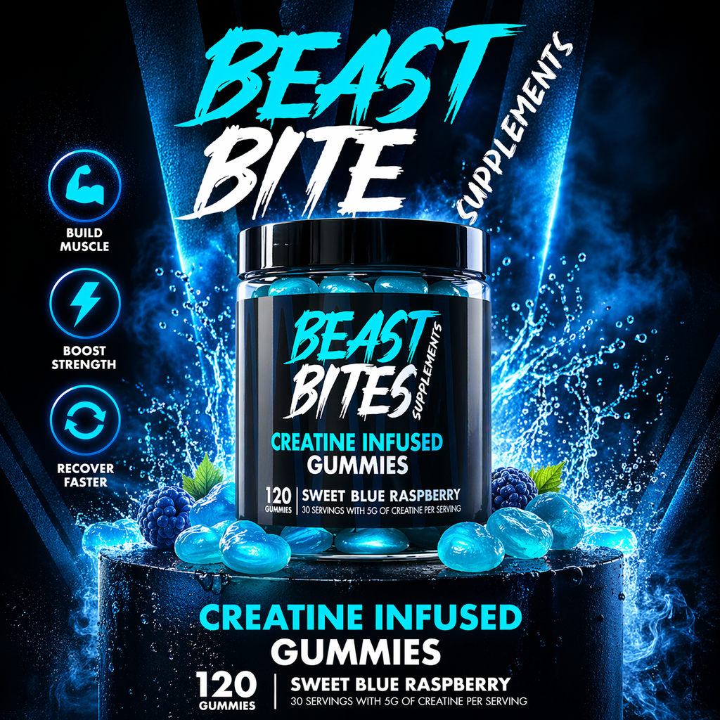 GOMAS DE CREATINA X 120 Servicios BEAST BITE