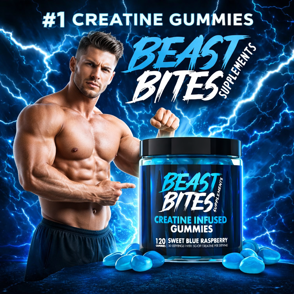 GOMAS DE CREATINA X 120 Servicios BEAST BITE
