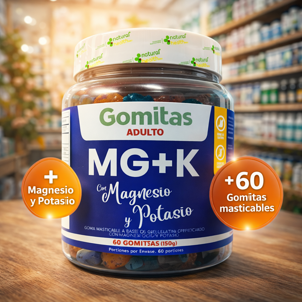 GOMITAS de MAGNESIO Y POTASIO